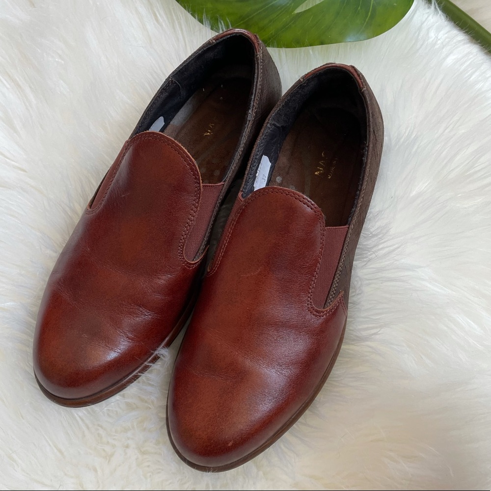 Naot Brown Slip On Shoes/Loafers, US Sz. 6